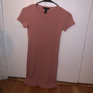 Forever 21 bodycon pink dress